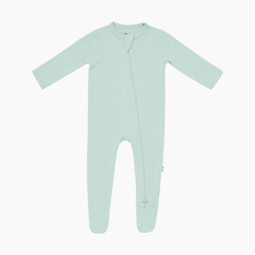 Kyte Baby Zipper Footie - Sage, 6-12 M