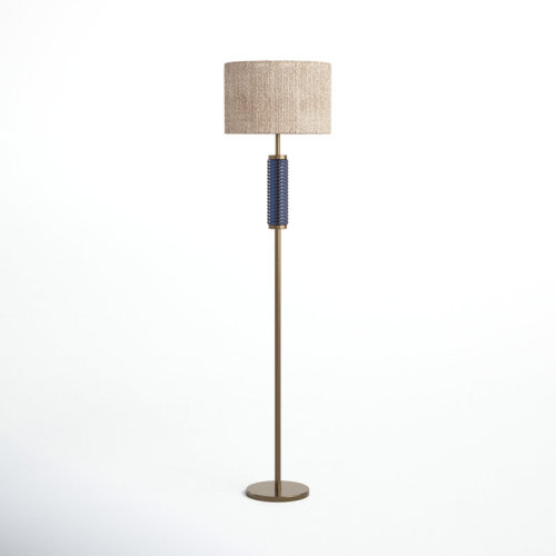 Birch Lane Blue Brass 64.5" Floor Lamp