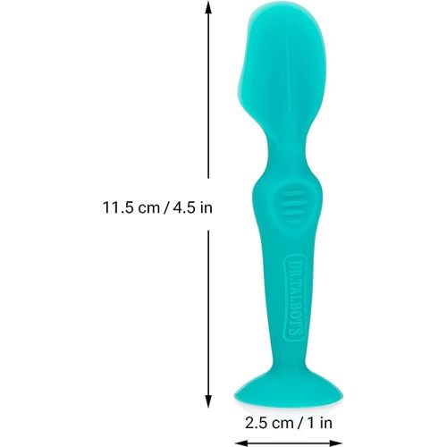 Dr. Talbot's Diaper Cream Brush for Babies - Diaper Rash Cream Applicator with Suction Base and Hygienic Case - Mini Size - Aqua Blue
