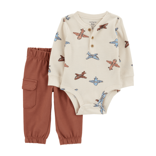 Baby 2-Piece Airplane Bodysuit Pant Set - Carter's | Carter's