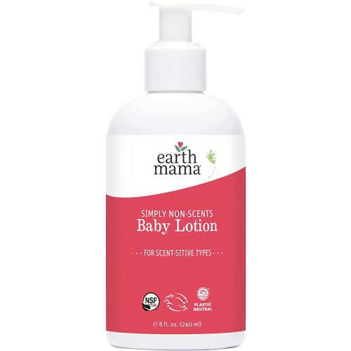 Amazon.com: Earth Mama Simply Non-Scents Baby Lotion for Dry Skin, Unscented, 8-Fluid Ounce
