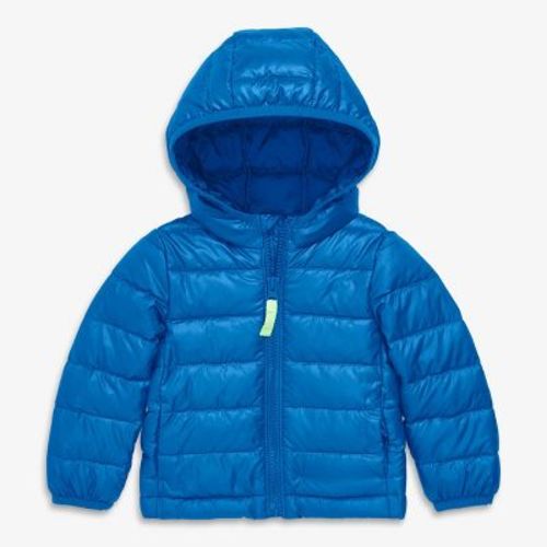 Primary Baby Lightweight Puffer Jacket in Dusk Size 3-6 Months