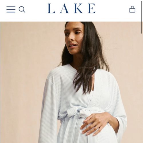 LAKE | Women | DreamModal Pajamas | Fog Maternity Kimono Bundle