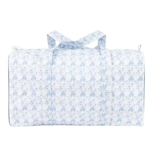 Apple of my Isla Duffel- Navy Floral
