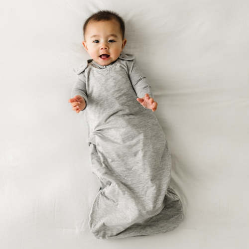 Heather Gray Bamboo Viscose Sleepy Bag/Wearable Blanket