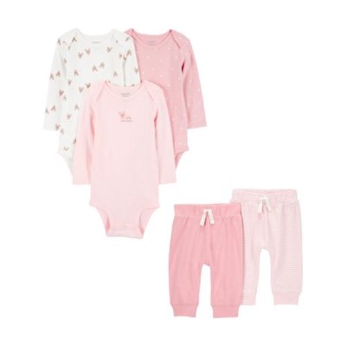 Carter's Child of Mine Baby Girl Outfit Set, 5-Piece, Sizes Preemie-18 Months