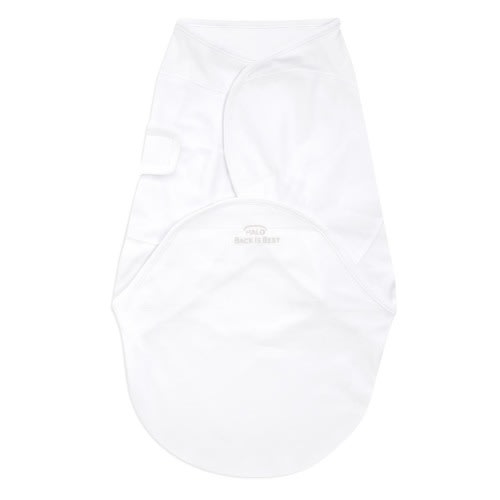 White Swaddlesure Newborn Pouch | HALO