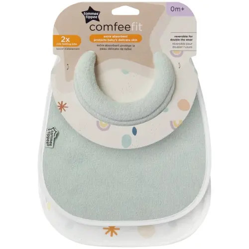 Tommee Tippee Milk Feeding Bibs 2Pk | Baby Bunting AU