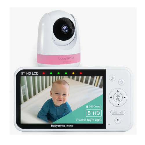 Babysense Prisma: Video Baby Monitor with 1 Camera, Non Wifi, Split Sc
