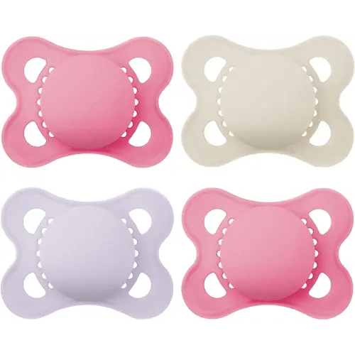 MAM Original Matte Baby Pacifier, 0-6 Months, 4 Count