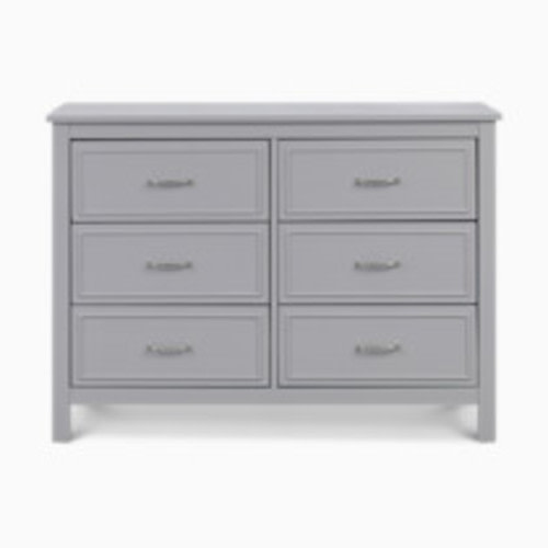daVinci Charlie 6-Drawer Double Dresser - Grey