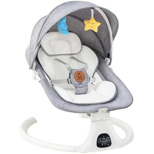 Nova Baby Swing for Newborns - Electric Motorized Infant Swing, Bluetooth Music, 10 Preset Melodies, Remote (2024 Model) - Jool Baby