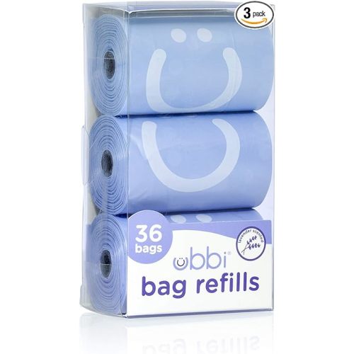 Amazon.com: Ubbi On-the-Go Refill Bags, Lavender Scented, Value Pack of 36, Baby On The Go Diapering Essentials : Baby