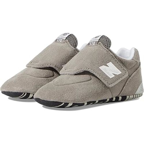 New Balance Unisex-Baby 574 V1 Hook and Loop Crib Sneaker