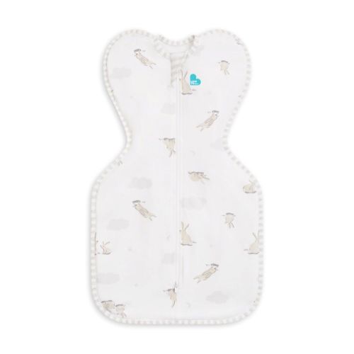 Love To Dream Swaddle Up Cloud Bunnies 1 Tog White Size Small
