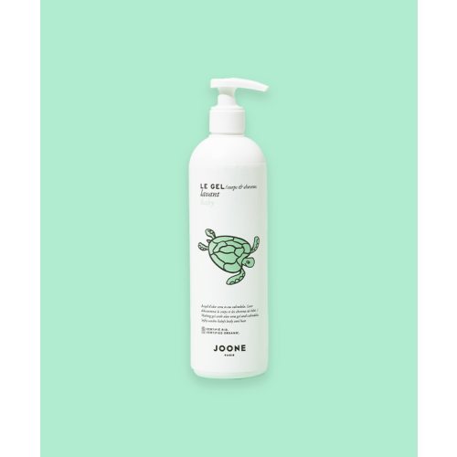Discover the certified organic 3 in 1 gel cleanser for baby - JOONE
