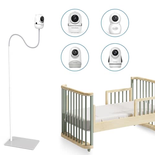 Hellobaby Baby Monitor Floor Stand, Compatible with HB6550/ HB6081/ HB6560/ HB65/ HB66/ HB40/ HB6339 and all Hello Baby Monitors, Sturdy & Adjustable Baby Camera Mount, No Wall Damage Hello Baby Stand