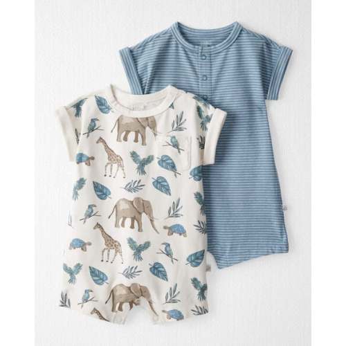 Baby 2-Pack Organic Cotton Rompers - Little Planet | Carter's