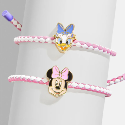 Disney Kids' Minnie Mouse & Daisy Duck BFF Bracelet Set - Minnie Mouse & Daisy Duck