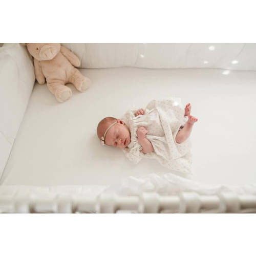 Fitted Crib Sheet - Red Land Cotton
