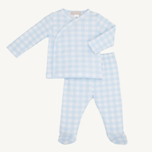 Cameron Cross-Front Set - Buckhead Blue Gingham