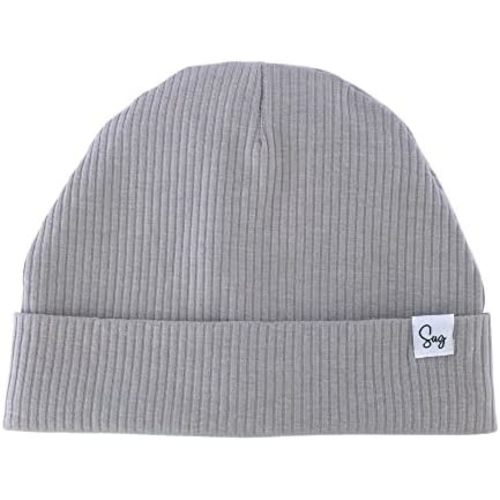 Jersey Beanie Hat for Newborn Baby Boys Girls Silky Satin Lined Hats Bonnet Toddler Infant Little Kids Beanies Caps