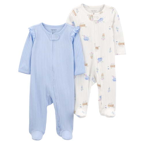 Carter's Child of Mine Baby Sleep 'N Play, 2-Pack, Sizes Preemie-6/9 Months