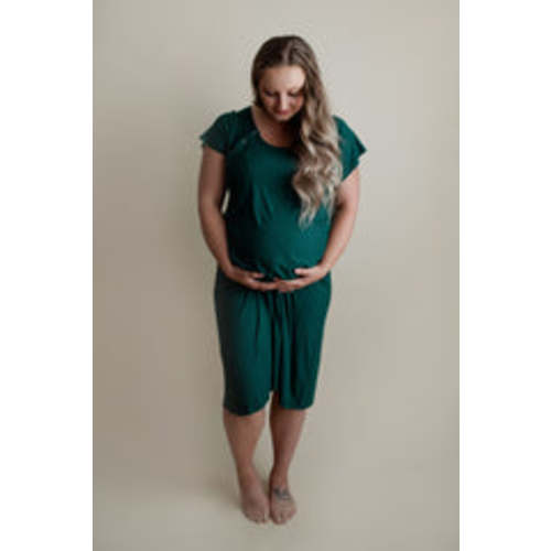 Plus Size Green Labor and Delivery Nursing Hospital Gown – Three Little Tots