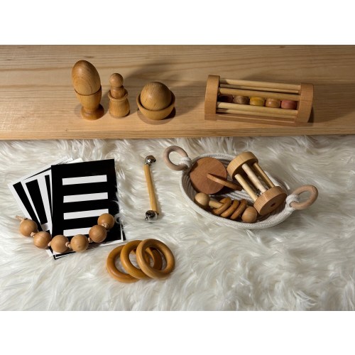Essential Montessori Materials for the Entire First Year, contains a year of handmade materials, Nido Room Montessori Essentials