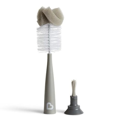 Munchkin® Sponge™ Bottle Brush, Modern Design, Grey
