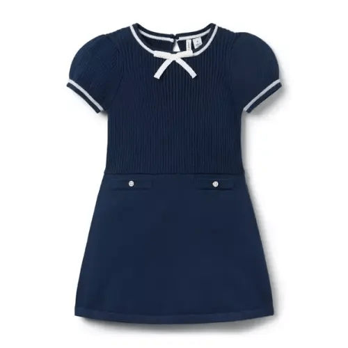 Girl Merchant Marine Bow Sweater Dress by Janie and Jack