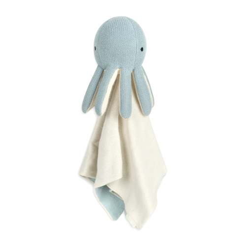 Octopus - Organic Baby Lovey Security Blanket Cuddle Cloth