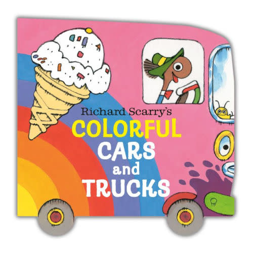 Colorful Cars and Trucks by Richard Scarry Board Book