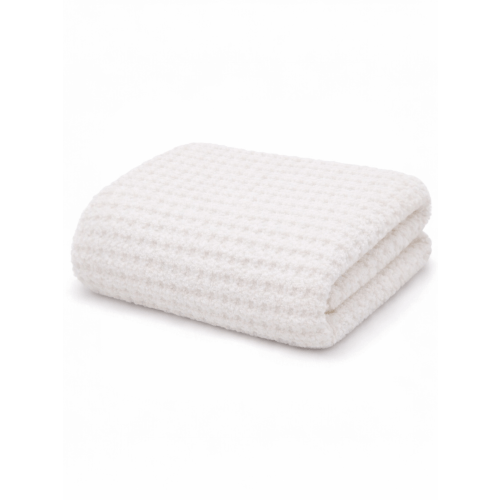 Phufy® Bliss Waffle Blanket, White – SpearmintLOVE