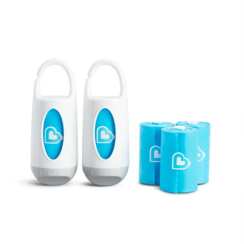 Munchkin Change & Toss Diaper Bag Dispenser, 60 Bags, 2 Pack