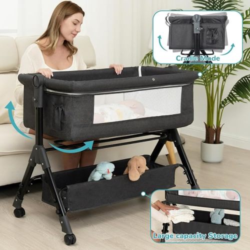 BCOL Baby Bassinet (Dark Grey)