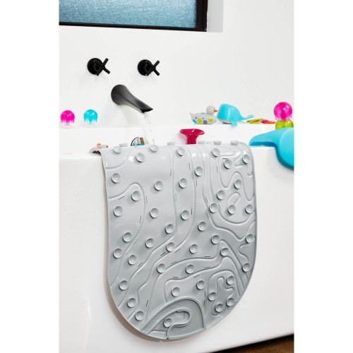 Boon Griffle Bath Mat Grey | Bathing Accessories | Baby Bunting AU
