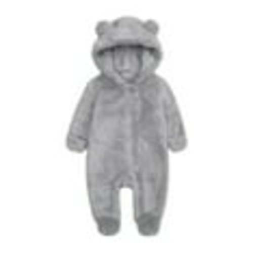 Elainilye Fashion Unisex Baby Clothes Newborn Boys Girls Plush Cute Bear Ears Winter Thick Warm Jumpsuit Romper, Sizes 0-3 Months