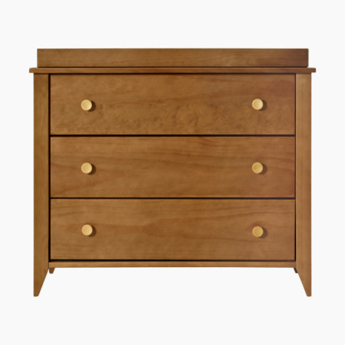 babyletto Sprout 3-Drawer Changer Dresser - Chestnut / Natural