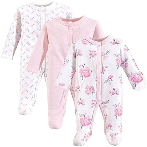 Hudson Baby Baby Girls' Cotton Preemie Sleep and Play