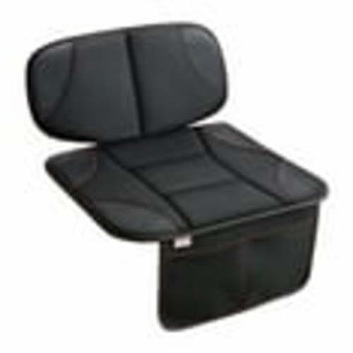 Yonktoo Anti-Slip, Thick Padding Baby Car Seat Protector with 2 Storage Pockets, Black - 1 Pack