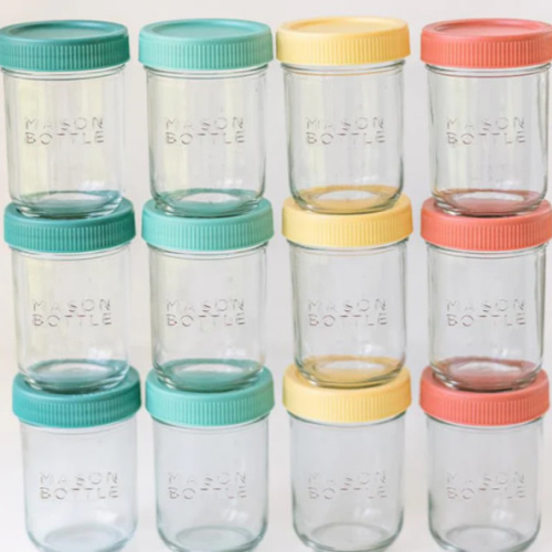 Breastmilk Storage Jar Set – Mason Bottle