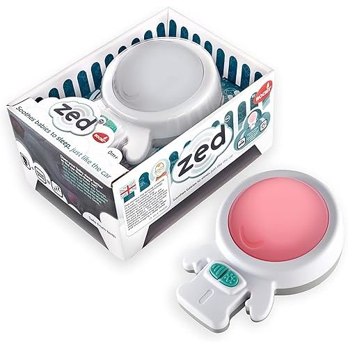 Zed by Rockit - Car Like Vibrations - Baby Sleep Aid - 6 Vibrating Modes and Soft Glow Night Light - Works on All Mattresses - Baby Soothing Machine - Helps Toddlers Sleep - Suitable from Birth