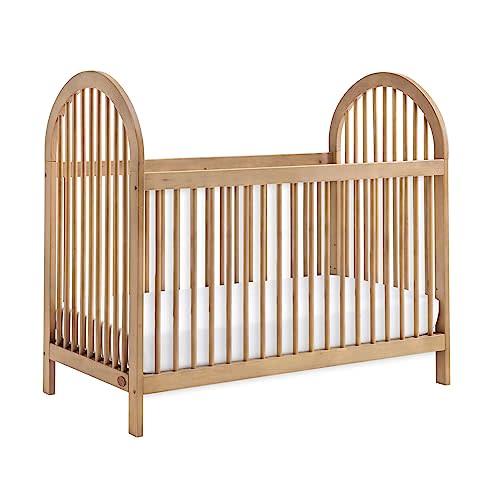 Soho Baby Everlee 3-in-1 Island Crib, Honey Wood