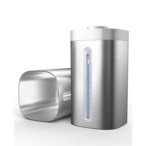 Stainless Steel Humidifier, Easy to Clean Humidifier, Dishwasher Safe Humidifiers, Cool Mist Humidifiers for Bedroom