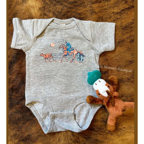 Roper baby onesie