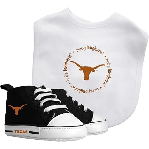 Baby Fanatic NCAA 2-Piece Gift Set - Bib & Pre-Walkers