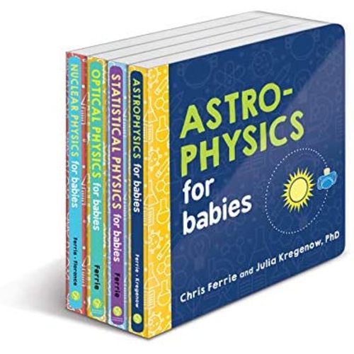 Baby University Physics Board Book Set: Explore Astrophysics, Nuclear Physics, and More with the Ultimate 4-Book Physics Gift Set (STEM and Science Gifts for Kids) (Baby University Board Book Sets)