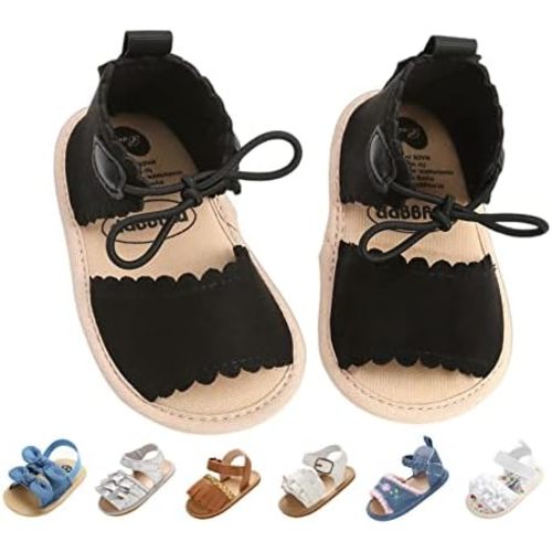 Baby Girls Sandals Summer Shoes Outdoor First Walker Toddler Girls Shoes for Summer