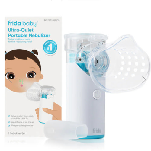 Ultra-Quiet Portable Nebulizer – Frida | The fuss stops here.